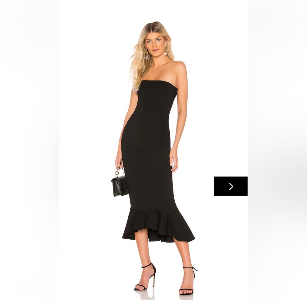 Superdown izzy ruffle maxi dress